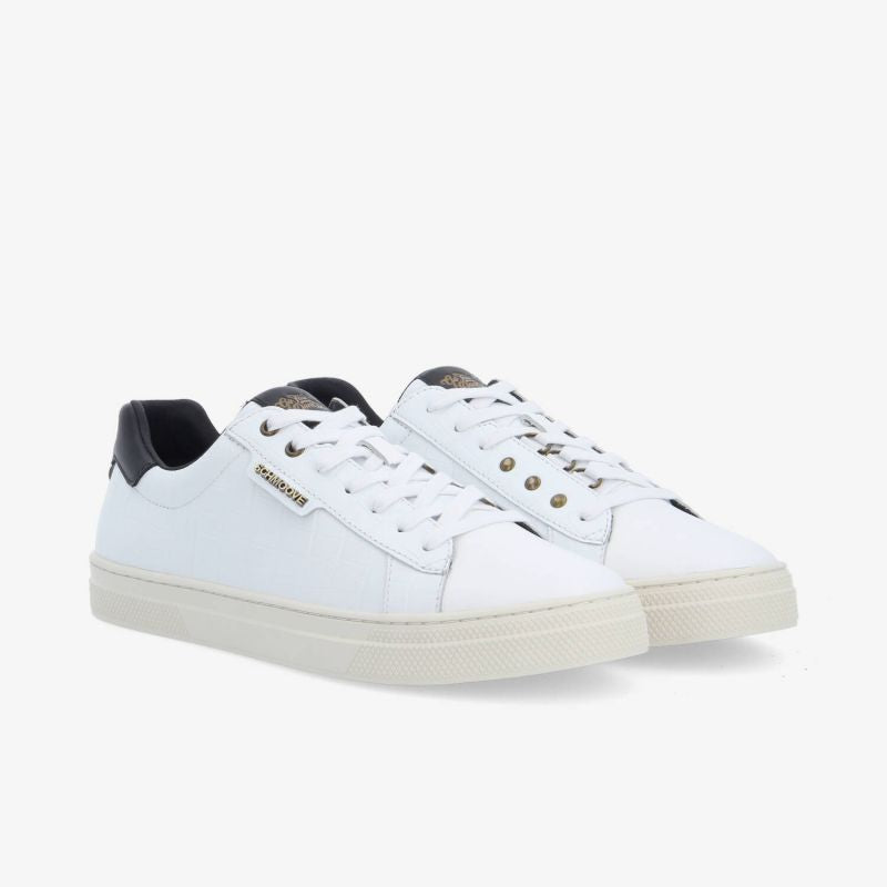 SPARKLE BIKER M - MAT KROCO/NAPPA - BLANC