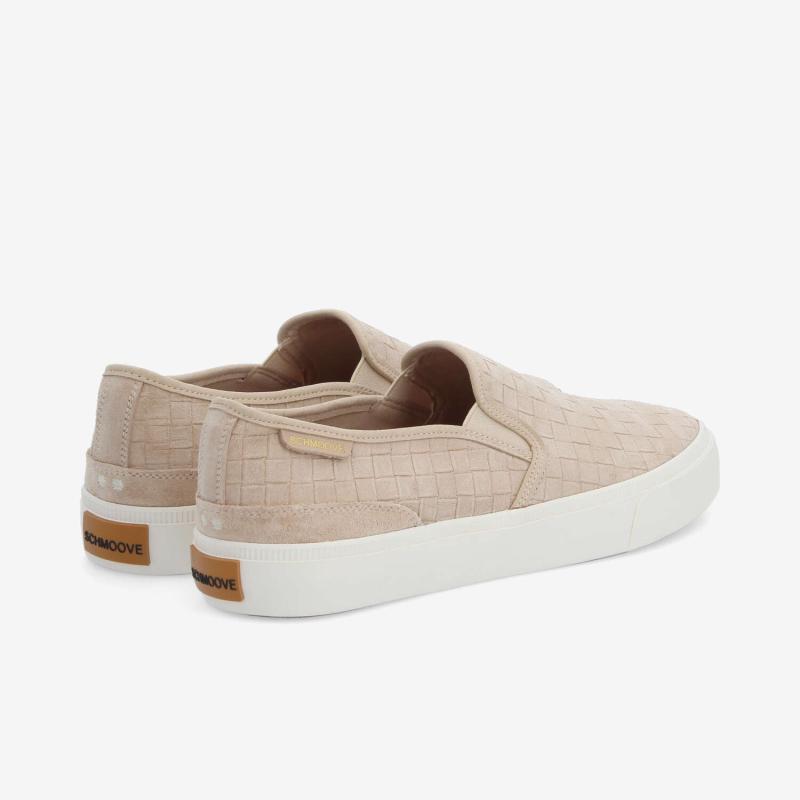 ARLO SLIP ON M - EMBOSSED SUEDE - BEIGE