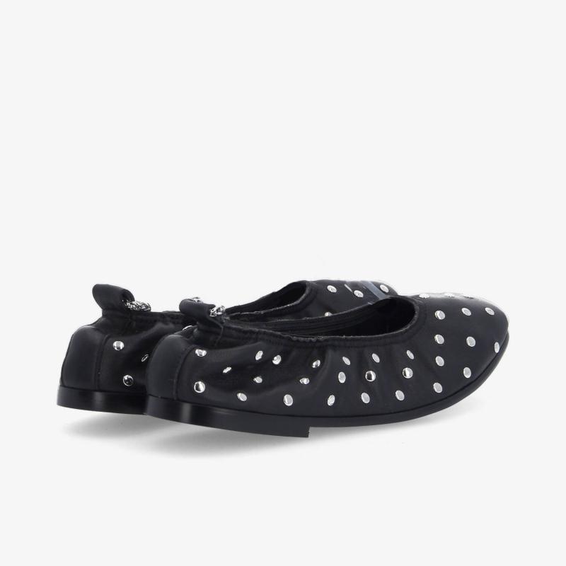 AMELIE BALLERINA W - LAMBSKIN - NOIR