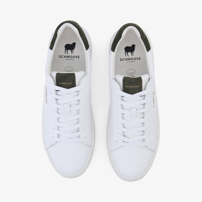 SPARKLE SNEAKER M - NAPPA/SUEDE - BLANC/KAKI