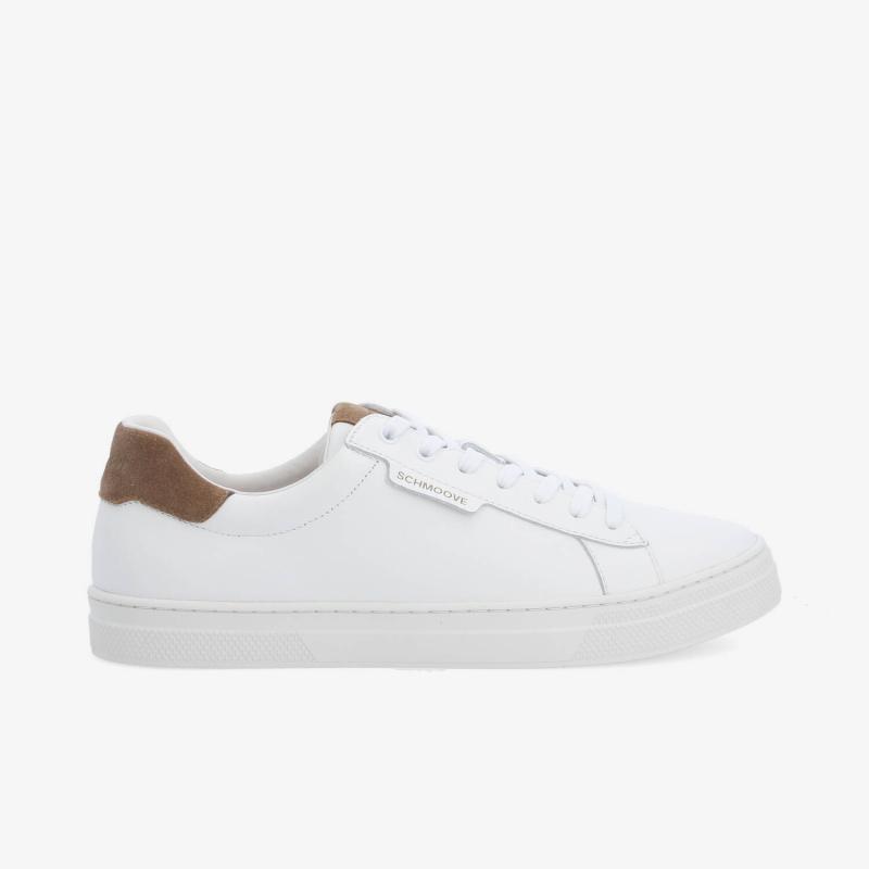 SPARKLE SNEAKER M - NAPPA/SUEDE - BLANC/TAUPE