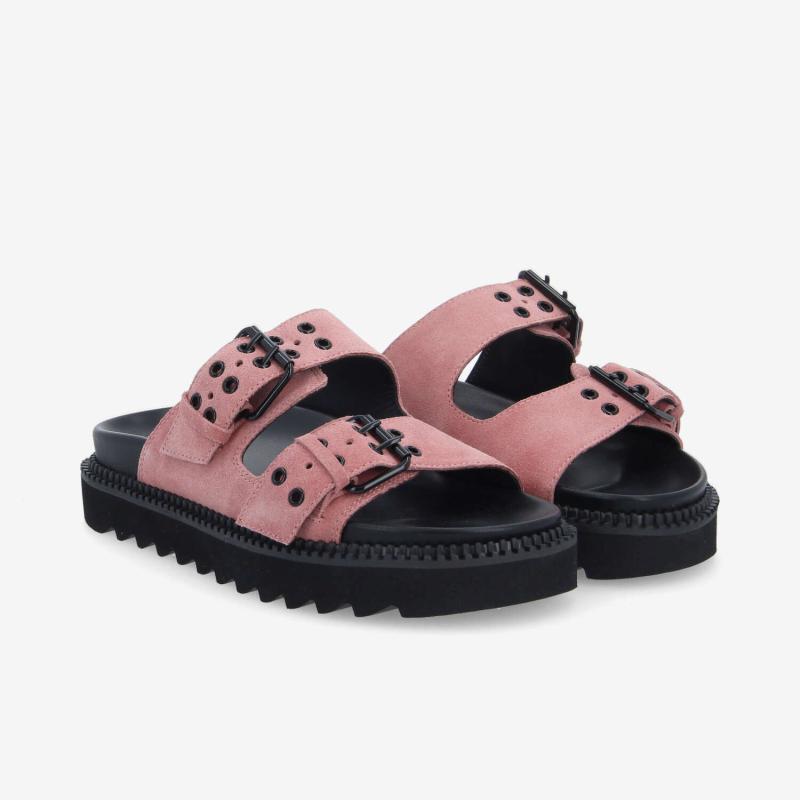 STELLA BUCKLE W - SUEDE - ROSE