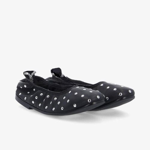 AMELIE BALLERINA W - LAMBSKIN - NOIR