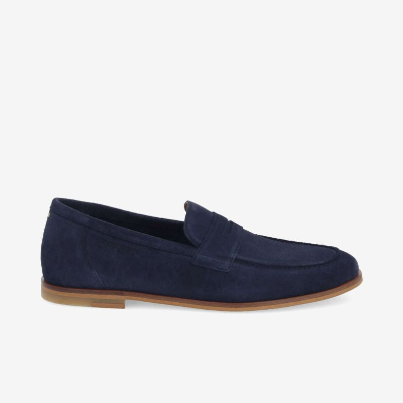 SMART MOC M - SUEDE LEATHER - BLEU MARINE