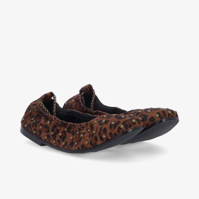 AMELIE BALLERINA W - PONY LEO - MARRON