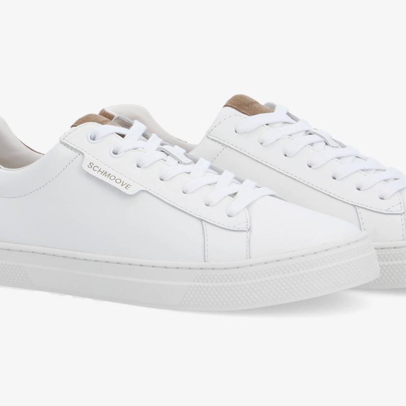SPARKLE SNEAKER M - NAPPA/SUEDE - BLANC/TAUPE