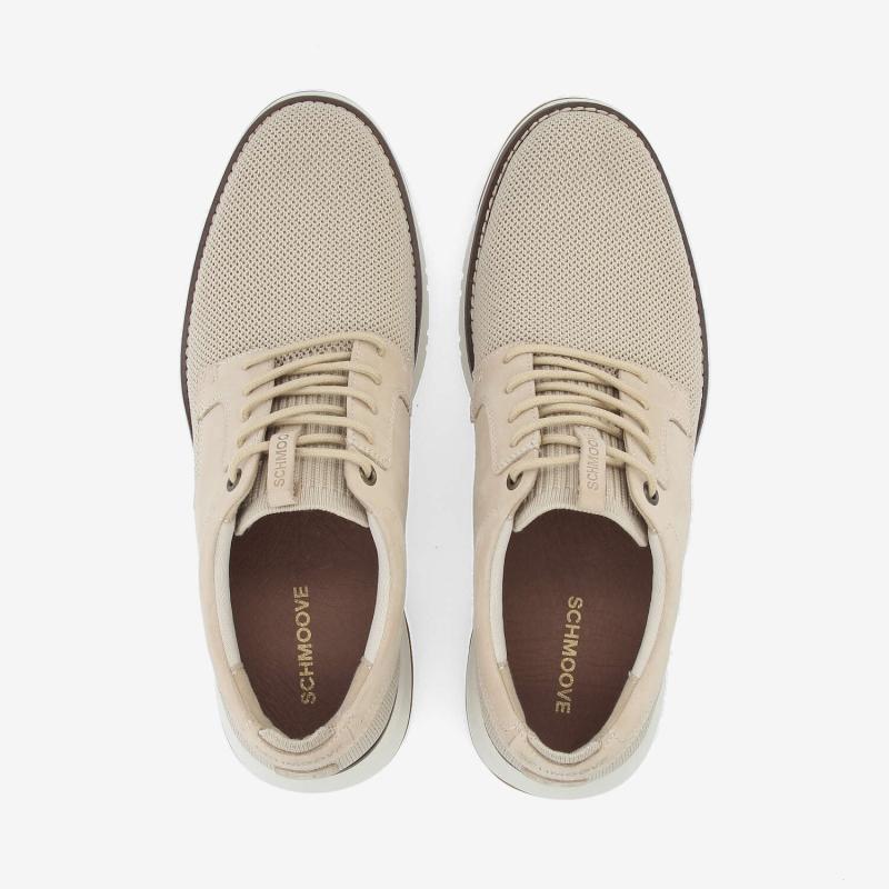 ECHO II DERBY M - KNIT/NUBUCK - BEIGE