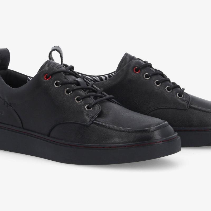 LOAFLY PLATO M - TUMBLED LEATHER - NOIR