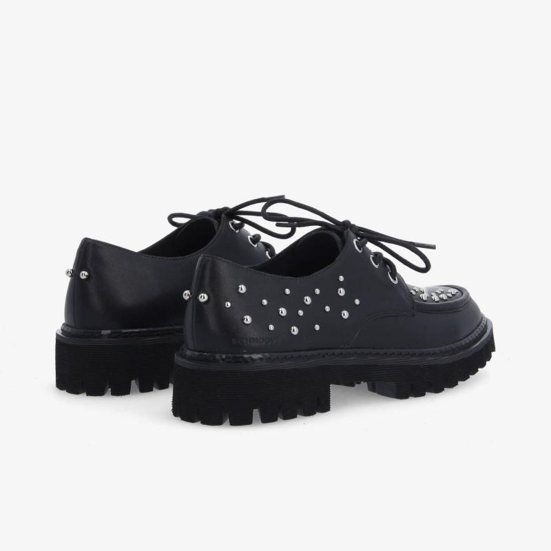 MYSEN PLT LACES W - NAPPA - NOIR
