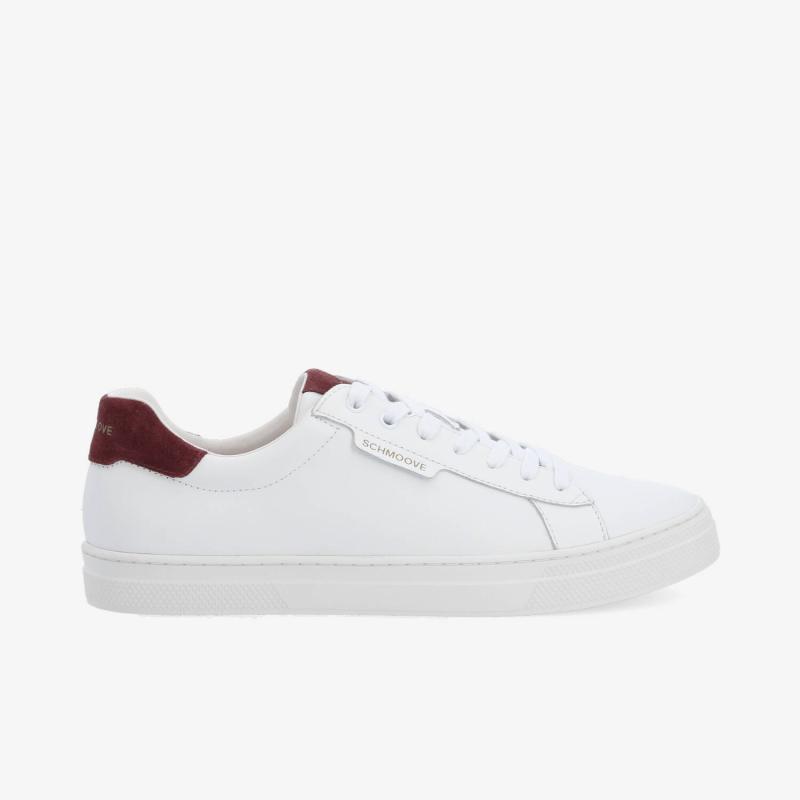 SPARKLE SNEAKER M - NAPPA/SUEDE - BLANC/BORDEAUX