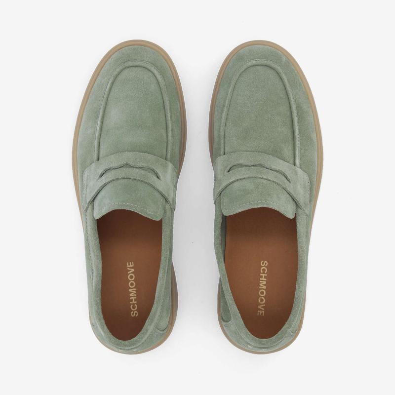 LOAFLY MOC M - SUEDE - VERT