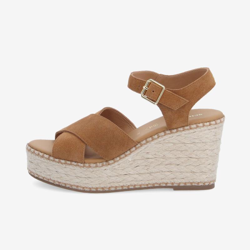 MINA SANDALE W - SUEDE - MARRON