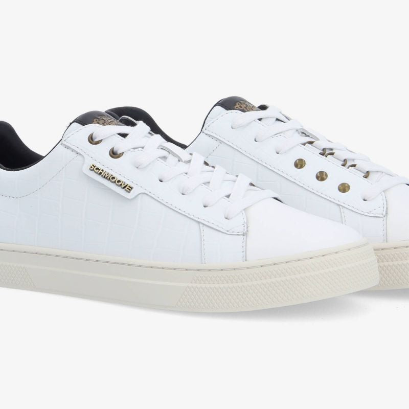SPARKLE BIKER M - MAT KROCO/NAPPA - BLANC