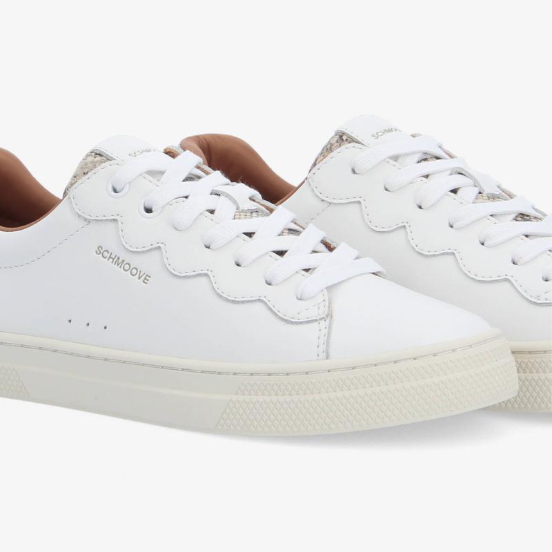 SPARKLE WAVE W - NAP/PRINTPYTHON - BLANC/BEIGE
