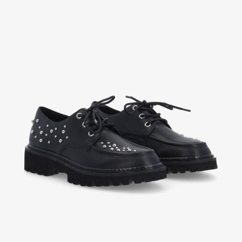 MYSEN PLT LACES W - NAPPA - NOIR