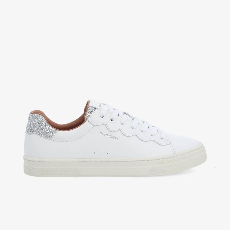 SPARKLE WAVE W - NAPPA/GLITTER - BLANC/ARGENT