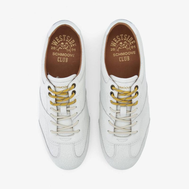 TERRY SNEAKER M - CRACKLED LTR/SN - BLANC