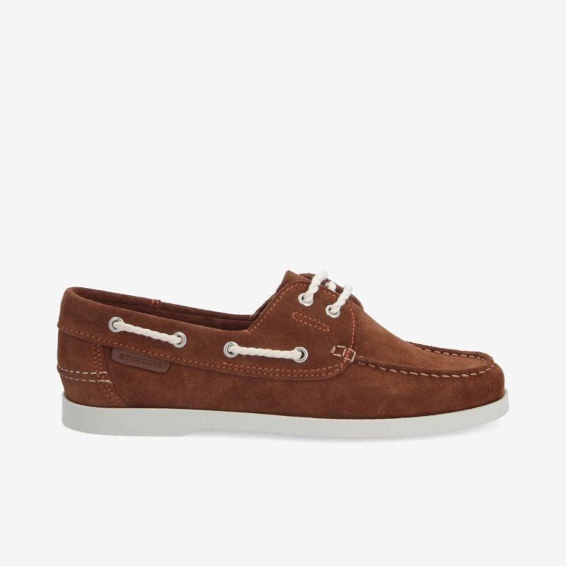 SHORE BOAT M - SUEDE - MARRON