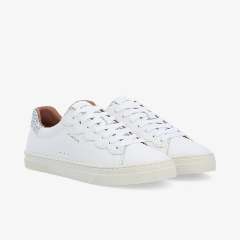 SPARKLE WAVE W - NAPPA/GLITTER - BLANC/ARGENT