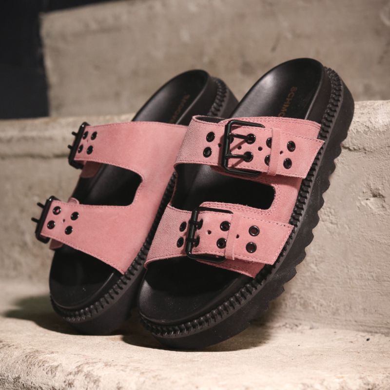 STELLA BUCKLE W - SUEDE - ROSE