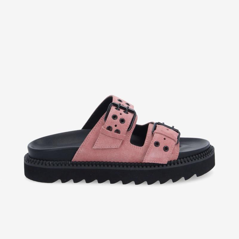 STELLA BUCKLE W - SUEDE - ROSE