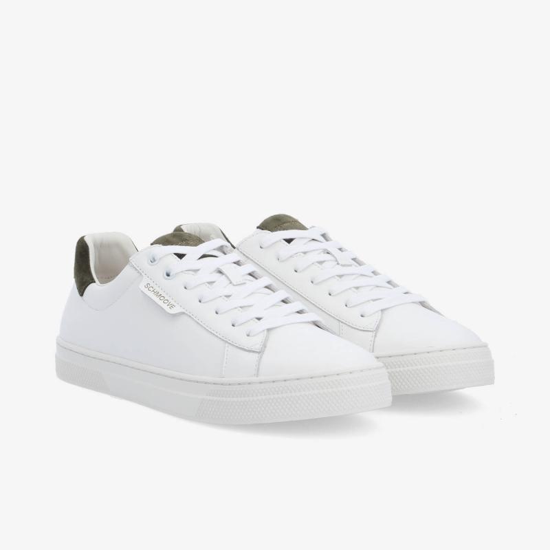 SPARKLE SNEAKER M - NAPPA/SUEDE - BLANC/KAKI