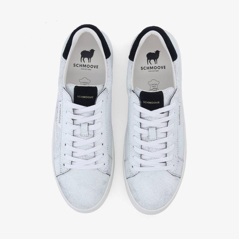 SPARKLE SNEAKER M - CRACKLED LTR/SD - NOIR