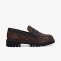 MYSEN LOAFER W - PONY LEO - MARRON