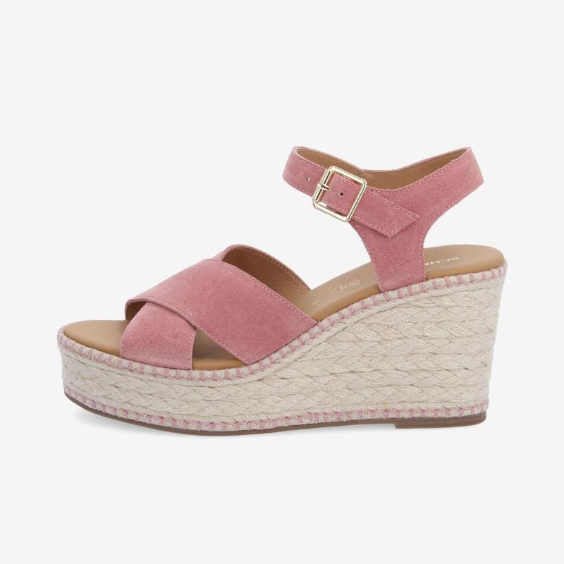 MINA SANDALE W - SUEDE - ROSE