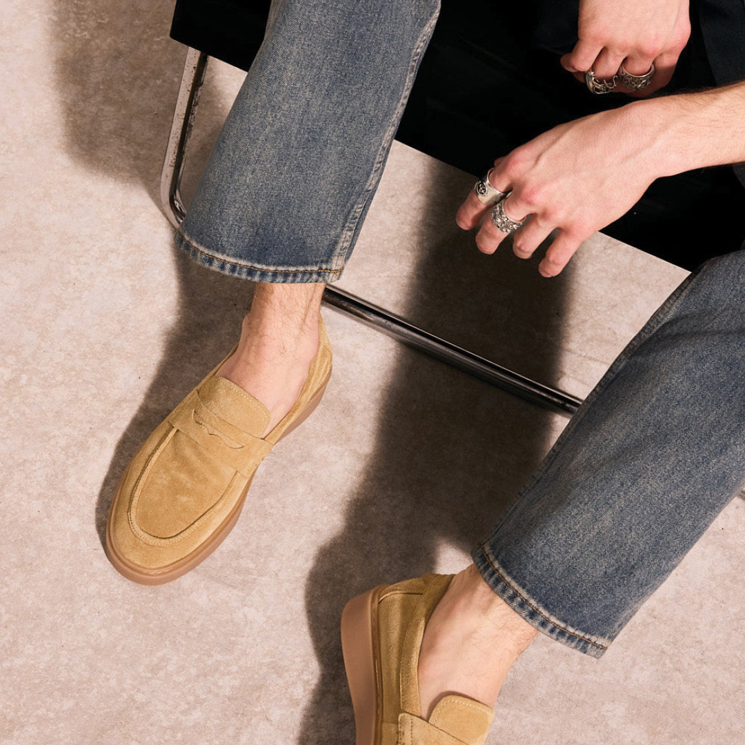 mocassins homme et femme
